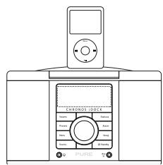 PURE CHRONOS IDOCK SERIES II - Uw iPod/iPhone in het dockplaatsen - 2