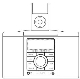 PURE CHRONOS IDOCK SERIES II - Posizionamento dell'iPod/iPhone nel dock - 2
