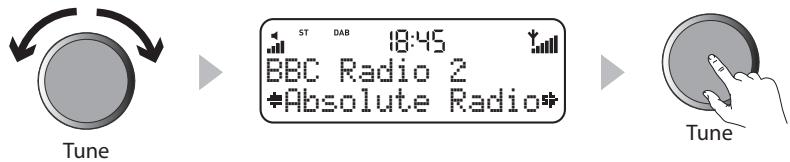 PURE ELAN II - When listening to DAB - 1