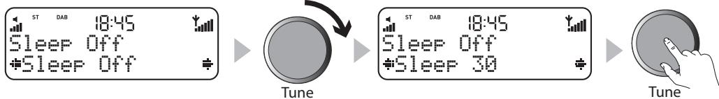 PURE ELAN II - Impostazione di un timer di autospeedimento - 1