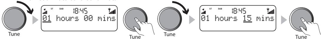 PURE ELAN II - Per impostare un timer da cucina - 1