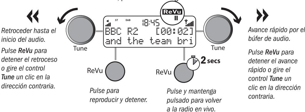 PURE ELAN II - Para detener y retroceder la radio en vivo - 2