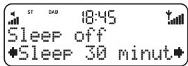ST DAB 18:45 Sleep off Sleep 30 minut
