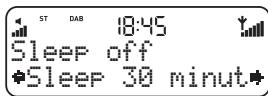 PURE ONE ELITE SII - So stellen Sie einen Sleep-Timer ein: - 1