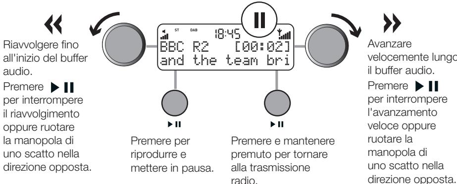 PURE ONE ELITE SII - Possibilità diMETTERe in pausa e riascoltare la radio in diretta - 2