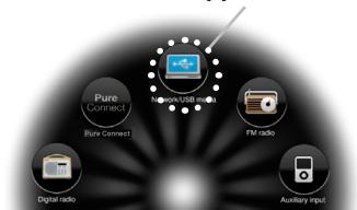 PURE SENSIA 200D CONNECT - Ascolto di contentuti audio da una chiavetta USB - 1