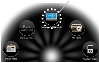 PURE SENSIA 200D CONNECT - Audiodaten von einem USB-Memory-Stick anhören - 1
