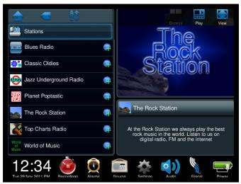 PURE SENSIA 200D CONNECT - Een favoriet FM-station selecteren - 1