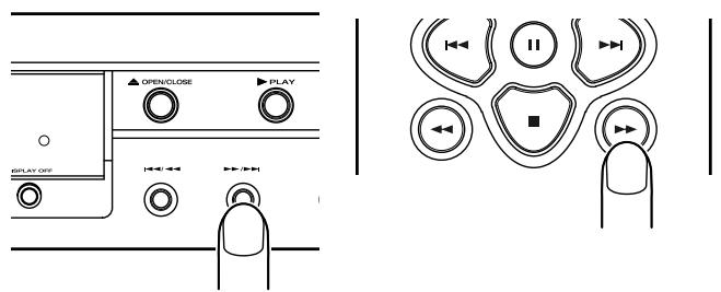 MARANTZ CD5001OSE - Recherche avant dans la piste en cours de lecture - 1