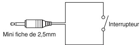 MARANTZ CDR310 - Utilisation d'un contact à distance (fermeture de contact) etCHOIX DU MODE DE Fonctionnement - 1