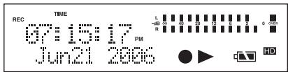 MARANTZ CDR310 - [Pendant un enregistrement sur le disque dur ou une pause d'enregistrement] - 4