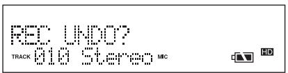 MARANTZ CDR310 - Effacement d'un enregistrement - 1