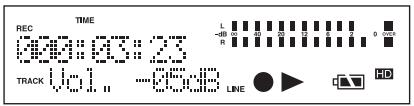 MARANTZ CDR310 - [Réglages avec la commande manuelle] - 1