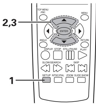 MARANTZ DN-V310 - Pour quitter le mode réglage - 1