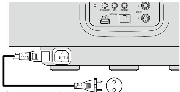 MARANTZ MS7000 - Connexion du cordon d'alimentation - 1