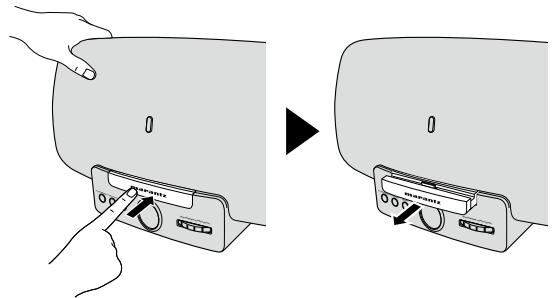 MARANTZ MS7000 - Comment éjecter/rentrer le dock - 1