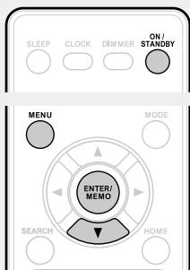 MARANTZ NA7004 - Appuyez sur ON/STANDBY. - 2