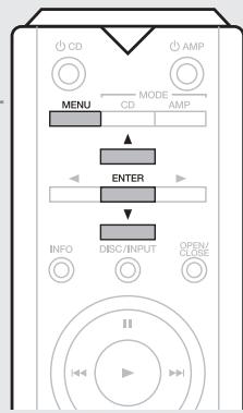 MARANTZ PM11S3 - Press ENTER twice. - 2