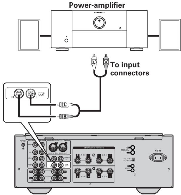 MARANTZ PM11S3 - Connecting pre out connectors - 1