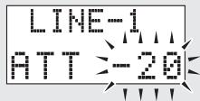 MARANTZ PM11S3 - Press and hold ATT on the unit for 2 seconds or longer. - 1