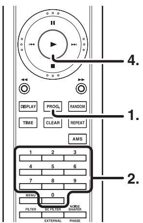 MARANTZ SA-15S2 - PLAYING TRACKS IN A SPECIFIC SEQUENCE (PROGRAM PLAY) - 1
