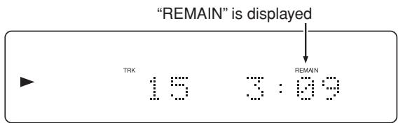 MARANTZ SA-15S2 - - Track remaining time - 1