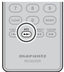 MARANTZ SR 5023,  SR5023 - AFFICHAGE DU TYPE DE PROGRAMME (PTY) - 1