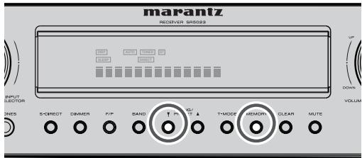MARANTZ SR 5023,  SR5023 - TRI DES STATIONS PRESELECTIONNEES - 1