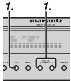 MARANTZ SR 5023,  SR5023 - RAPPEL D'UNSTATION PRSELECTIONNEE - 1
