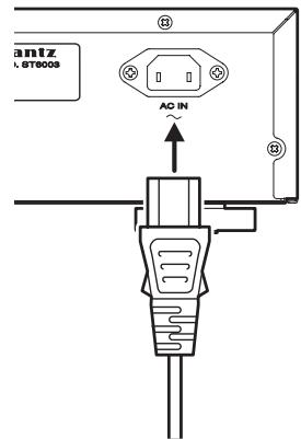 MARANTZ ST 6003,  ST6003,  ST6003 - BRANCHER LE CORDON D'ALIMENTATION - 1