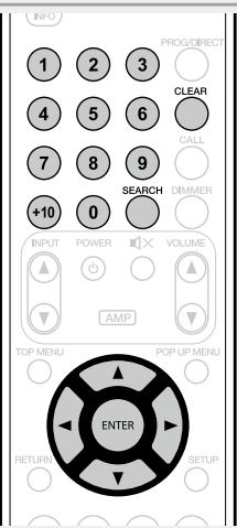 MARANTZ UD5007 - Use  to move the blue cursor to the item to search for and press ENTER. - 2