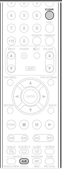 MARANTZ UD5007 - Press A - B again at the desired ending point (B). - 1
