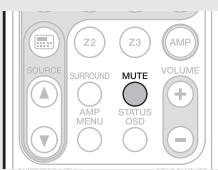 MARANTZ NR 1602 - Press MUTE. - 2