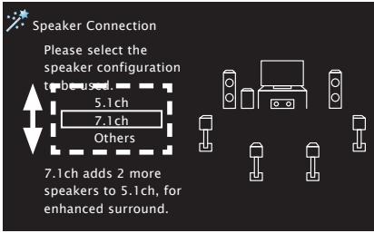 MARANTZ NR 1602 - Basic operation of Setup Wizard - 2