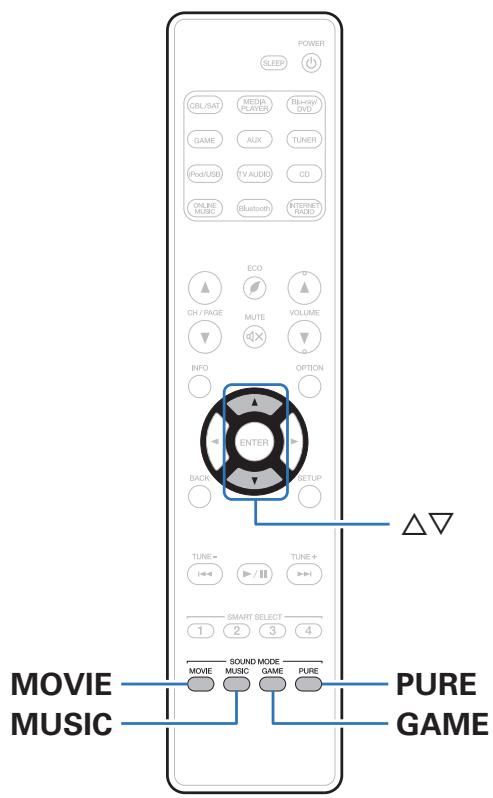 MARANTZ NR1506 - Sélection d'un mode d'écoute - 1