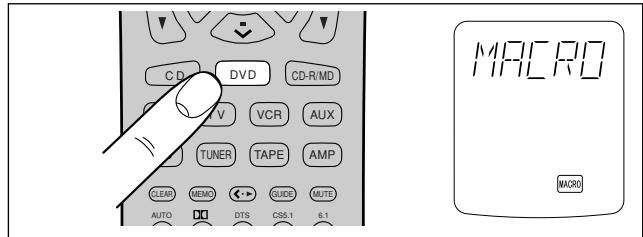 MARANTZ RC7200SR - Now, execute the macro you just programmed. - 1