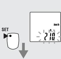 CAT EYE CC-MT400 - Entrez la valeur actuelle de l'odore. - 7