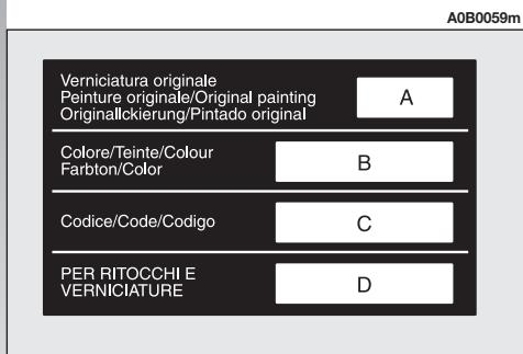 ALFA ROMEO 156 - PLAQUE DU CONSTRUCTEUR - 1