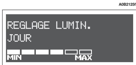 ALFA ROMEO 156 - REGLAGE DES LUMIERES AFFICHAGE INFOCENTER (Lorsqu'il est prévu) - 3