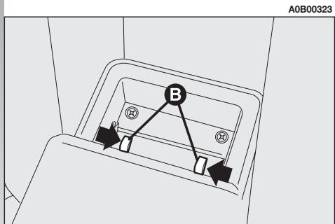ALFA ROMEO 156 - COMPARTIMENT DE PASSAGE DES SKIS - 2