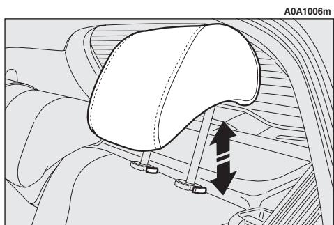 ALFA ROMEO 147 2007 - REGLAGE DE L'APPUI-TETE (fig. 27) - 1