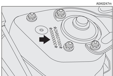 ALFA ROMEO 147 2007 - MARQUAGE DE LA COQUE - 3