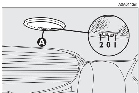 ALFA ROMEO 147 2007 - PLAFONNIER ARRIERE - 1
