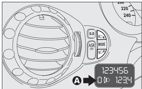 ALFA ROMEO 147 2007 - COMPENSATION DE L'INCLINALON (fig. 167) - 1