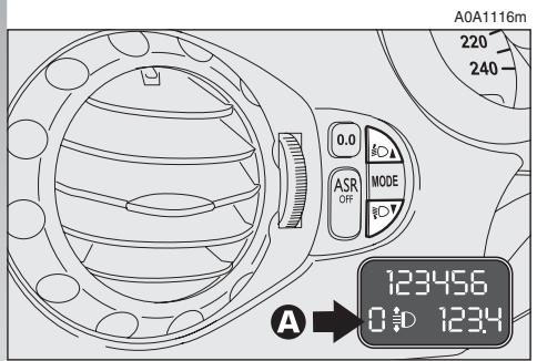 ALFA ROMEO 147 2007 - CORRECTEUR D'ASSIETTE DES PHARES (fig. 122) - 1