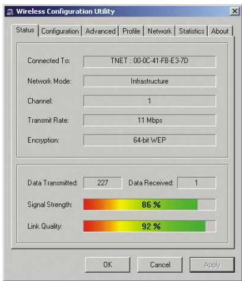 TRENDNET TEW-226PC - Mode d'infrastructure (branchement d'un PC vers le point d'accès) - 3