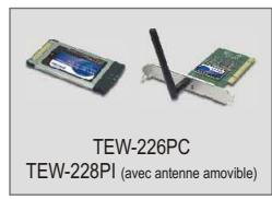 TRENDNET TEW-226PC - Vérification du contenu de l'emballage - 1