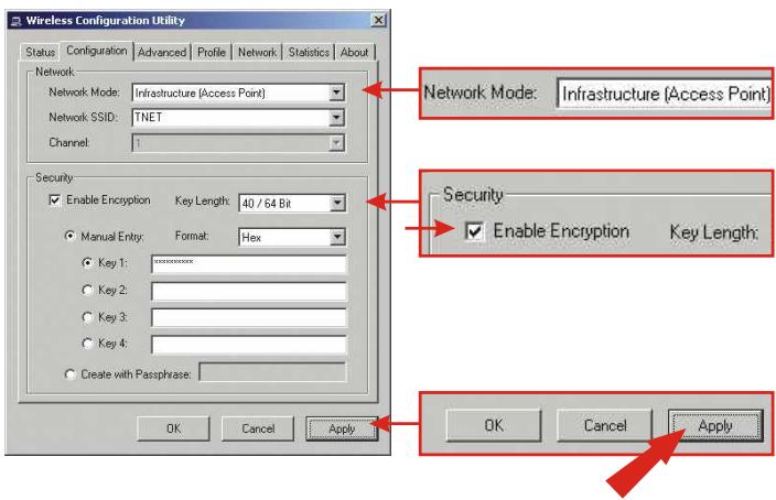 TRENDNET TEW-228PI - Mode d'infrastructure (branchement d'un PC vers le point d'accès) - 2