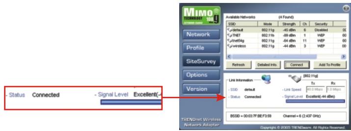 TRENDNET TEW-610APB - Configuration de votre adaptateur réseau sans fil - 3