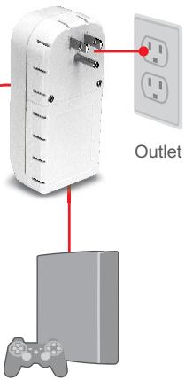 TRENDNET TPL-402E - Ci-dessous, vous trouvez un exemple montrant comment créer un réseau powerline en utilisant le tpl-402e et un routeur existant pour partager internet. - 3